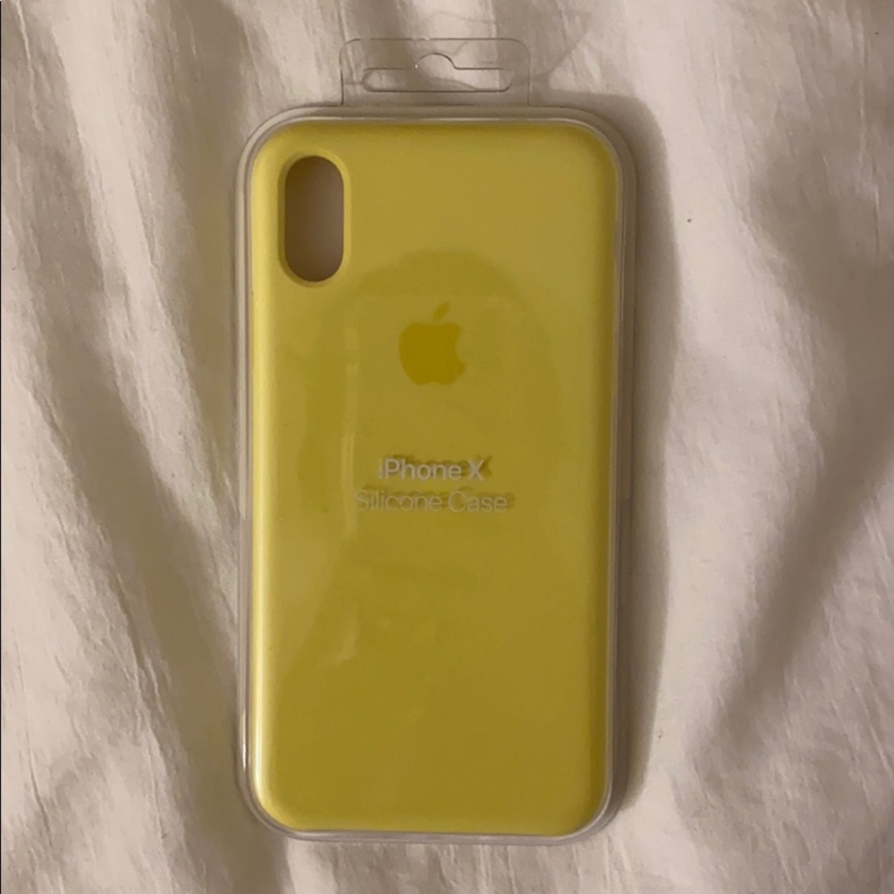 Apple iPhone X Silicone Case Lemonade